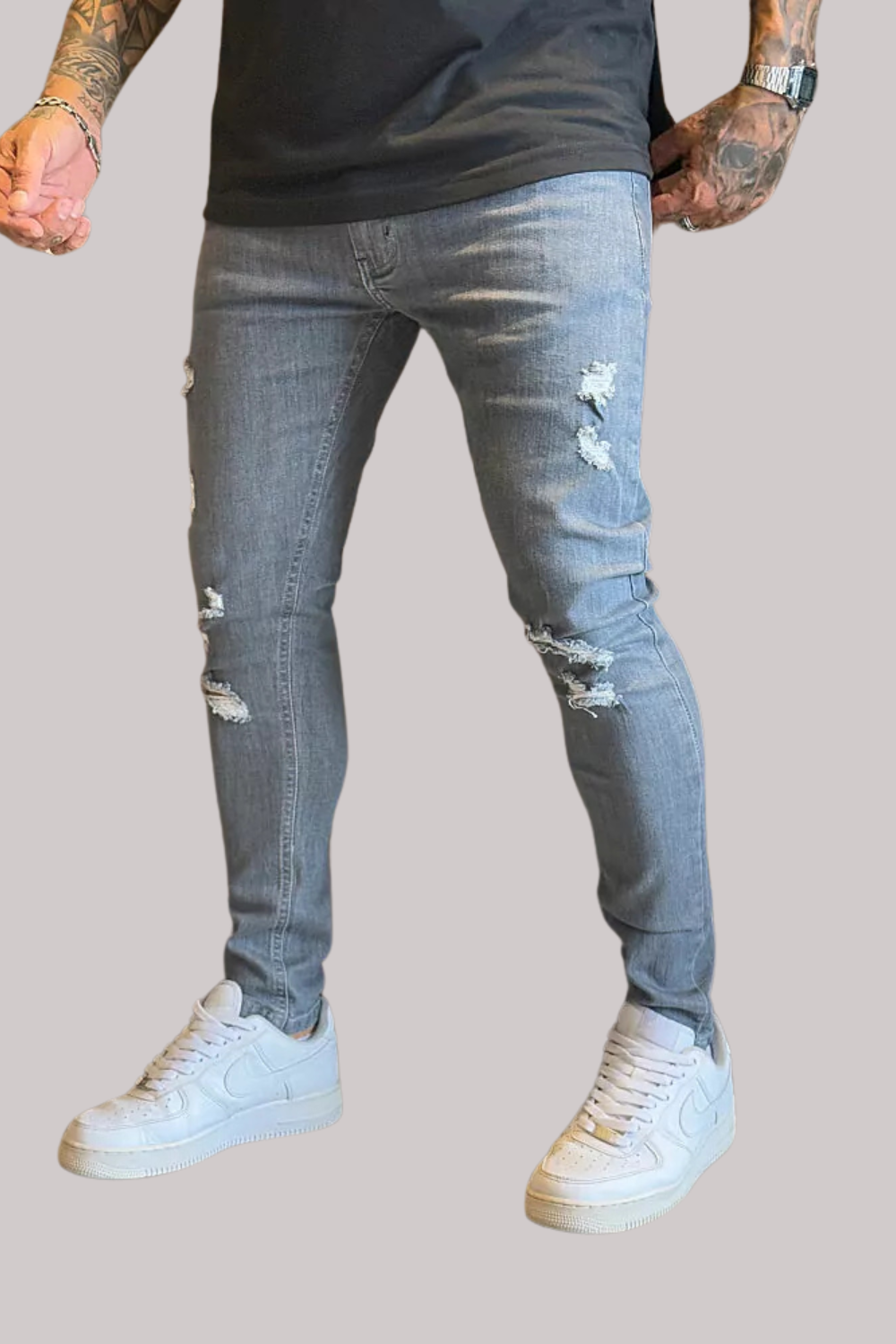 CALÇA JEANS JAY JONES GRAFITE DESTROYED