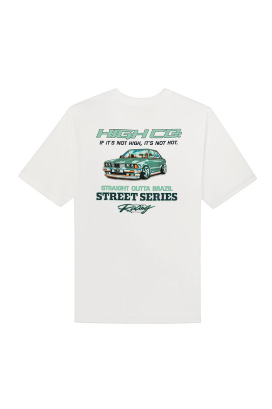 CAMISETA HIGH TEE STREET RACING TS682 BRANCO