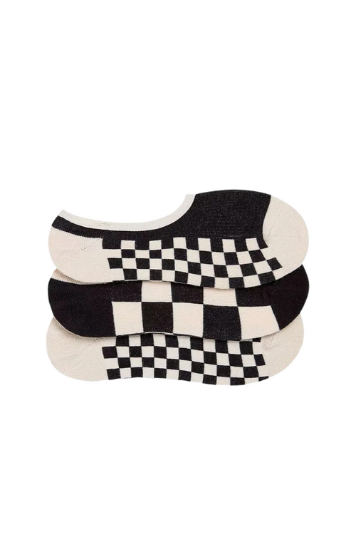 MEIA VANS CHECKER CANOODLE VN000HTPBLK