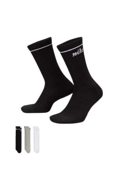 MEIA NIKE EVERYDAY CUSHIONED 3 PARES HV6864-900 MULTICOLOR