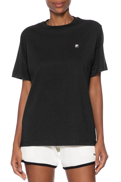 CAMISETA FEM FILA OVERSIZED LETTER GRAPHIC F12L01942 PRETO