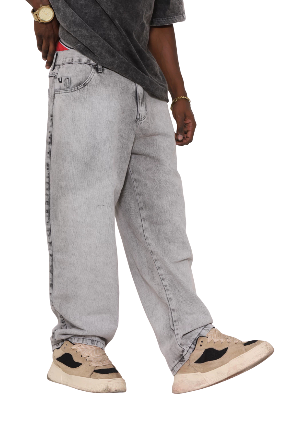 CALÇA BAGGY CALMÔ X DENIM CO CLEAN S/ PINÇA CALMOCJ004