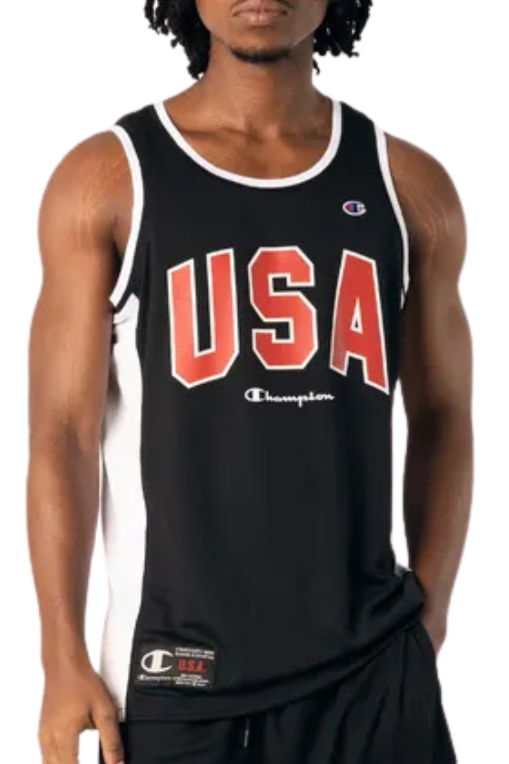 CAMISETA REGATA CHAMPION BASKET ATHLETIC USA T7634B58609G