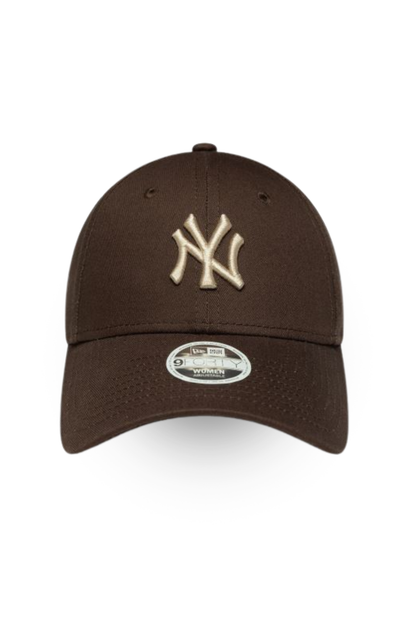 BONÉ NEW ERA WOMENS MLB LEAGUE ESSENTIALS NEW YORK YANKEES 60759074 MARROM