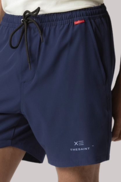 SHORTS THE SAINT NYLON FLAG NAVY