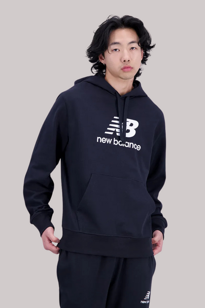 MOLETOM NEW BALANCE ESSENTIALS BASIC COM CAPUZ