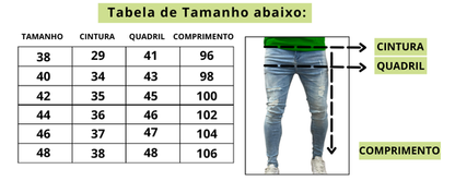 CALÇA LLEVA JEANS SKINNY BASICA LL9109