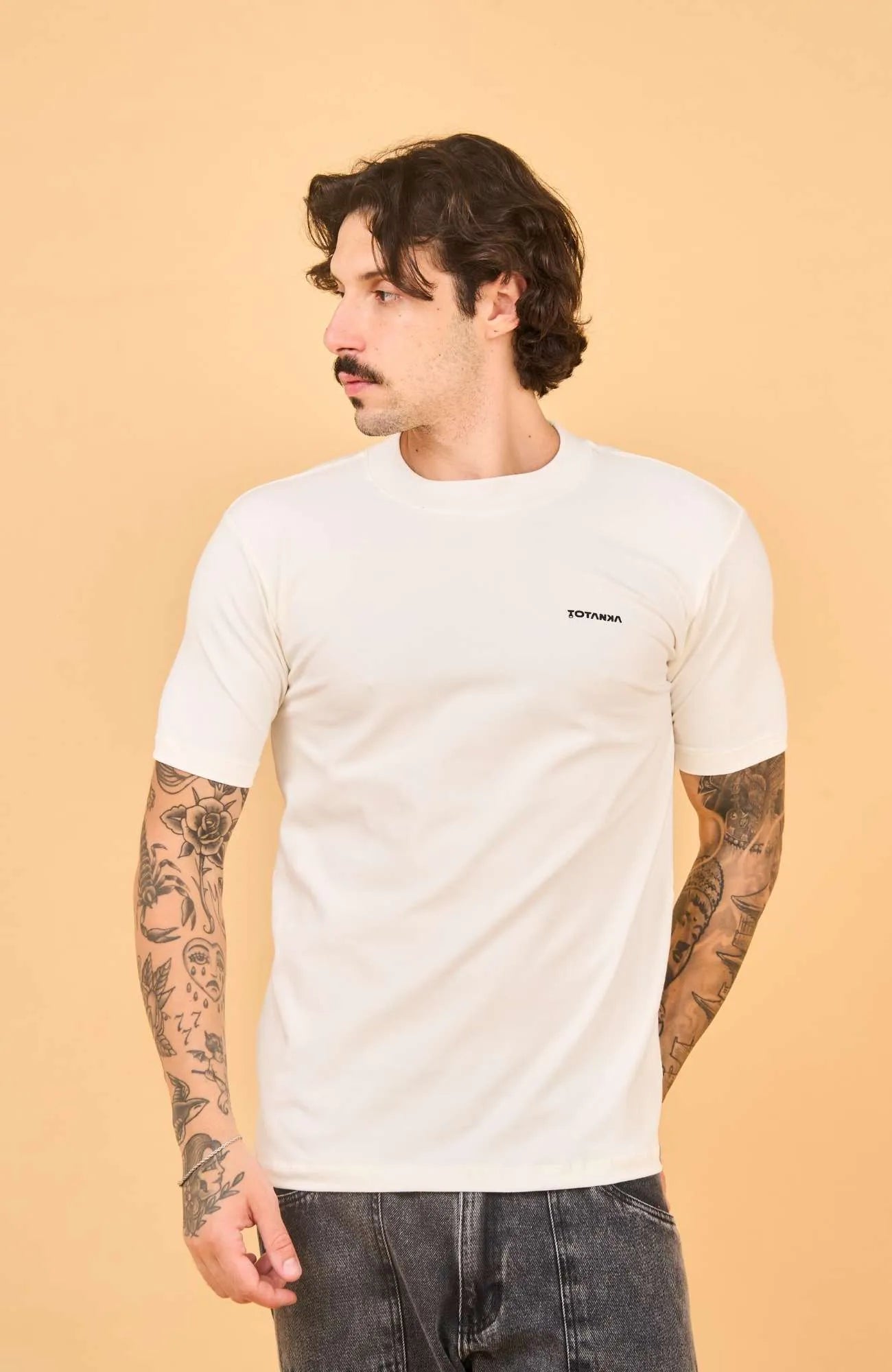 Totanka Camiseta Basic New Off Whitte