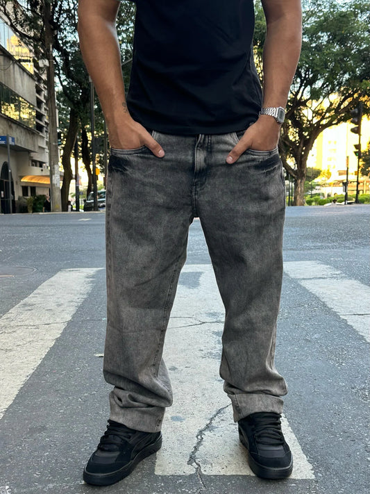 Calça Cinza Marmorizada